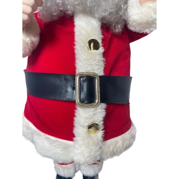 Vintage Rennoc Animated Motion Santa Claus Display Light Up Moving Candle 24”T - Picture 5 of 12